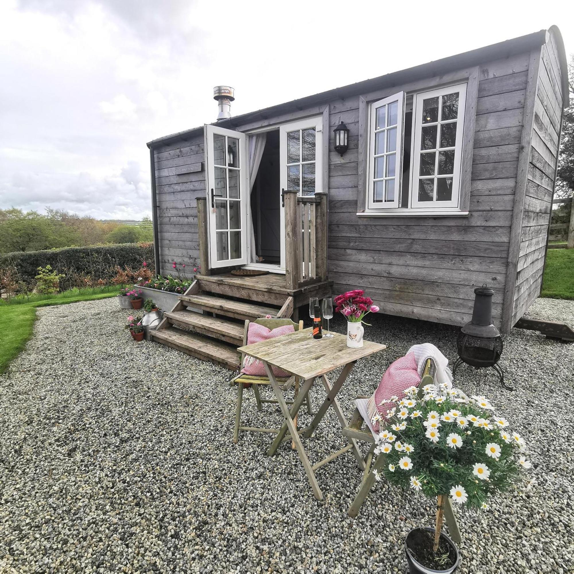 Elvan Farm Shepherd'S Hut Villa Ексетър Екстериор снимка