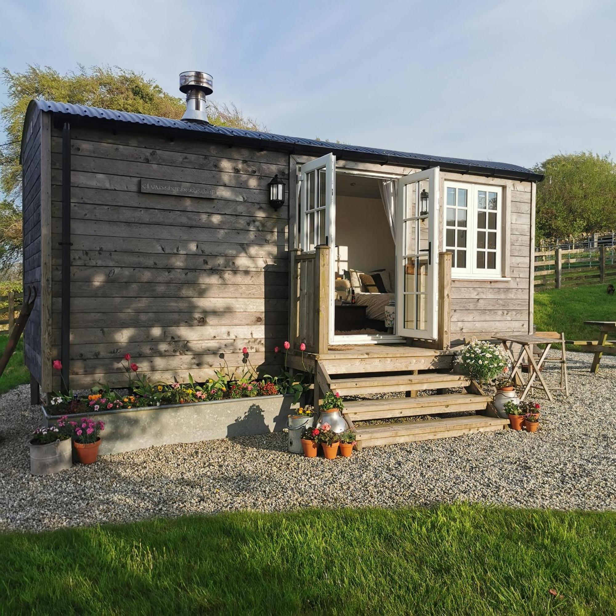 Elvan Farm Shepherd'S Hut Villa Ексетър Екстериор снимка