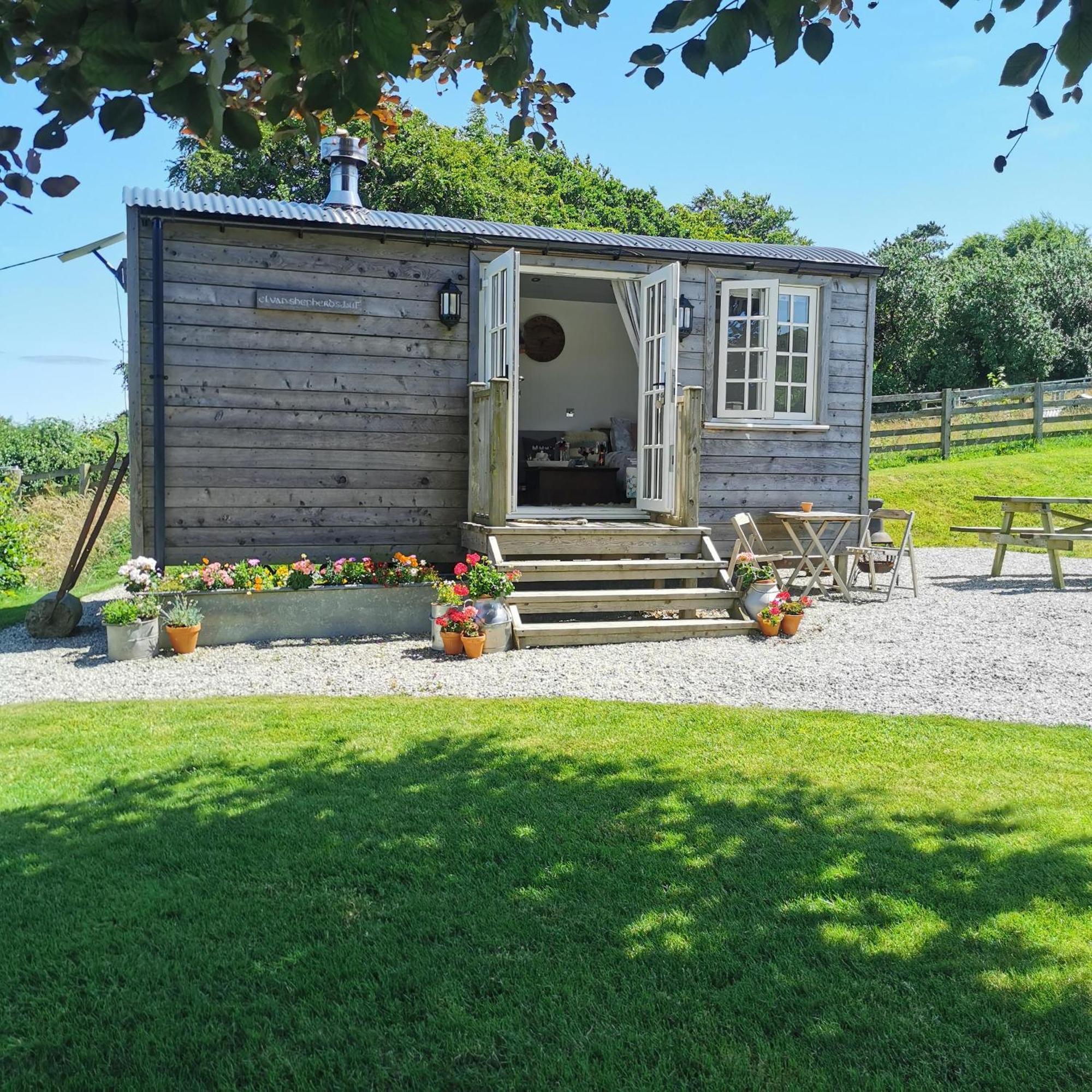 Elvan Farm Shepherd'S Hut Villa Ексетър Екстериор снимка